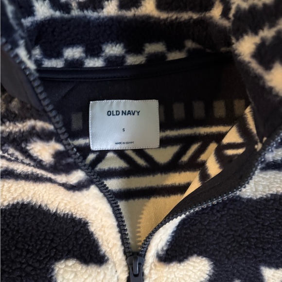 Old Navy Navy and Cream Bear Pattern Sweatshirt - Picture 3 of 3